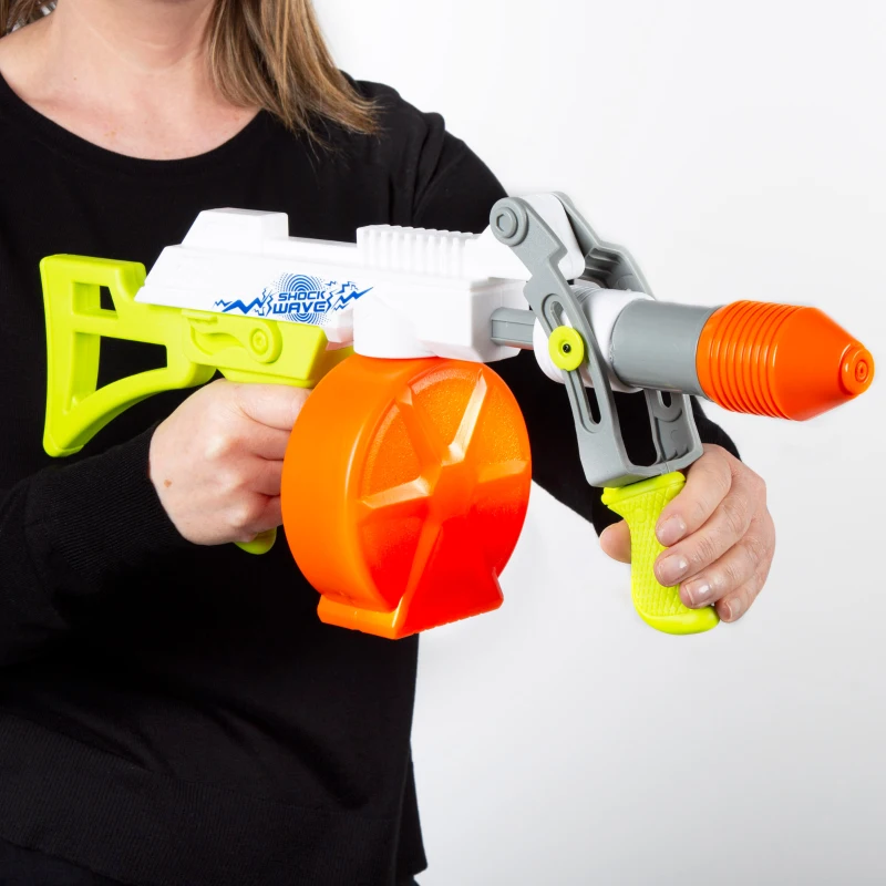 Pistola de Agua Depósito Extraíble 650 Ml Alcance 9 M, 52x7x25,5 Cm, Multicolor