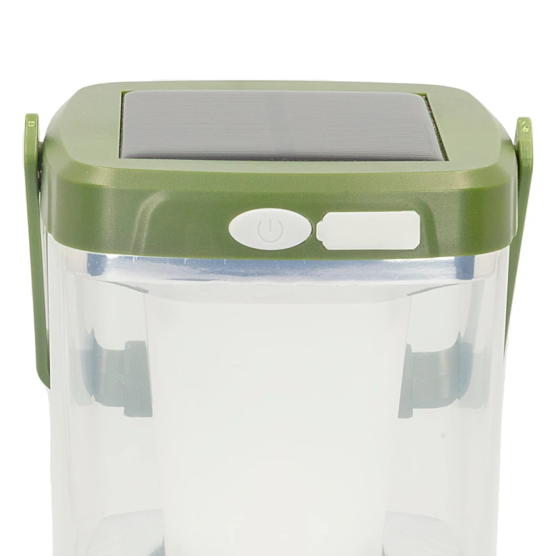 Lámpara Antimosquitos 2 en 1 Portátil con Carga Solar y USB, 11x11x21,5 Cm, Verde