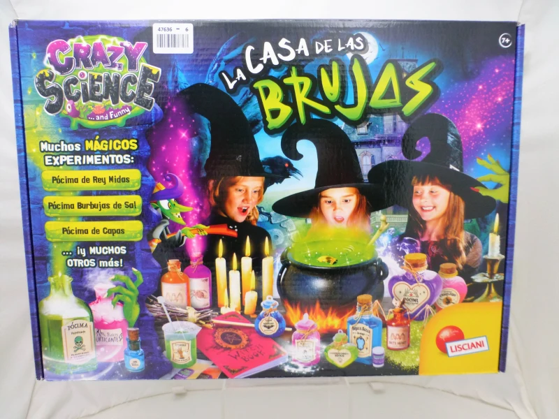 Kit Ciencia Infantil la Casa de las Brujas Lisciani, 39x6,5x29 Cm, Multicolor