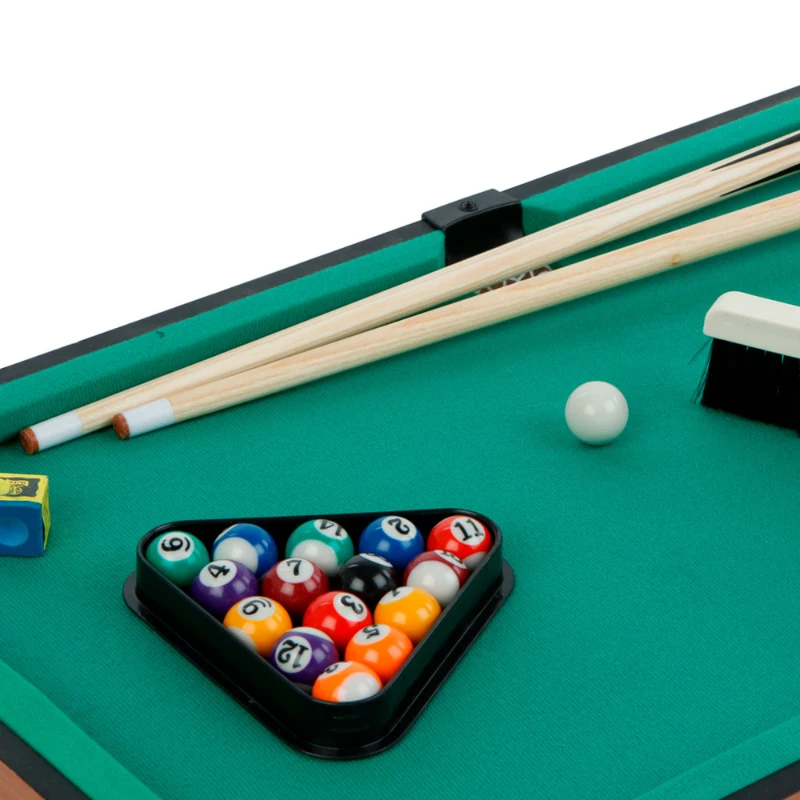 Mesa Multijuegos Sobremesa 4 en 1 Madera, 89x42,5x28,5 Cm, Marrón