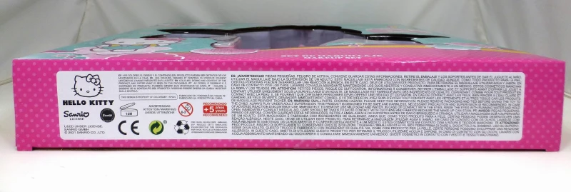Maletín de Maquillaje Hello Kitty Infantil con 5 Compartimentos, 29,5x30,5x4 Cm, Rosa