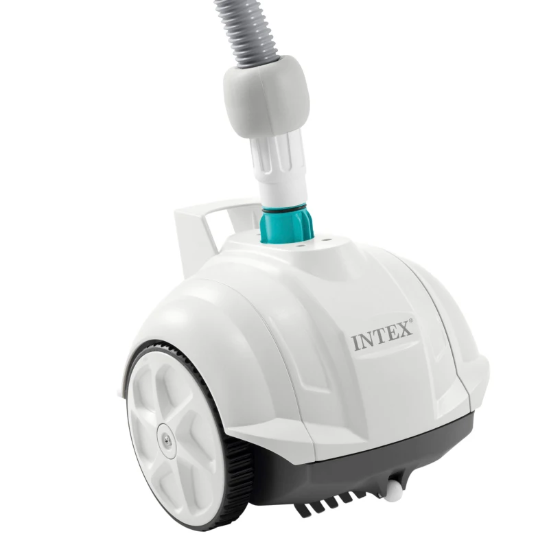 Robot Limpiafondos Automático Intex ZX50 para Piscinas Pequeñas, 39x39x32,5 Cm, Azul