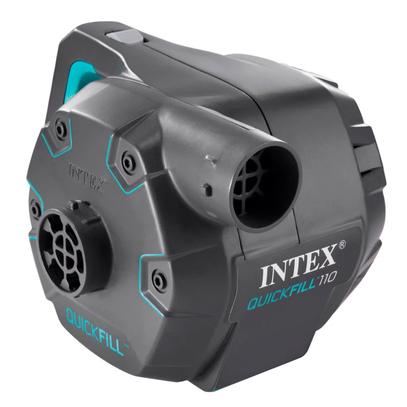 Hinchador Eléctrico INTEX 1.100 Litros/Minuto, 27x16x14,5 Cm, Azul