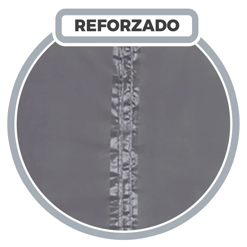 Funda Protectora para Mesa de Jardín Aktive Garden, Poliéster 60 GSM, 240x130x60 Cm, Gris