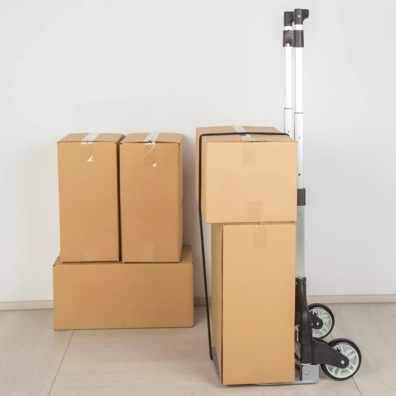 Carro Multiusos Plegable Extensible de Aluminio, 40x40x63/100 Cm, Negro