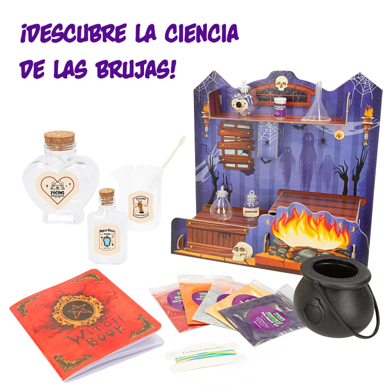 Kit Ciencia Infantil la Casa de las Brujas Lisciani, 39x6,5x29 Cm, Multicolor