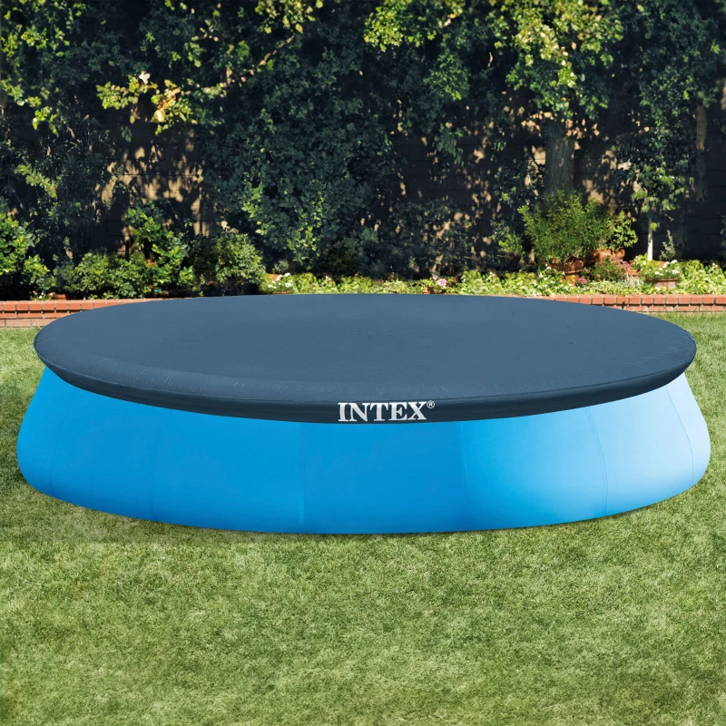 Cobertor Piscina Hinchable Easy Set, Vinilo 0,18 Mm, Ø424 Cm (para 457 Cm), Azul Marino
