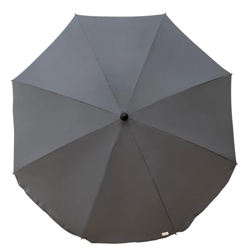 Sombrilla de Jardín Aktive Garden Protección UV30, 240x240x230 Cm, Gris