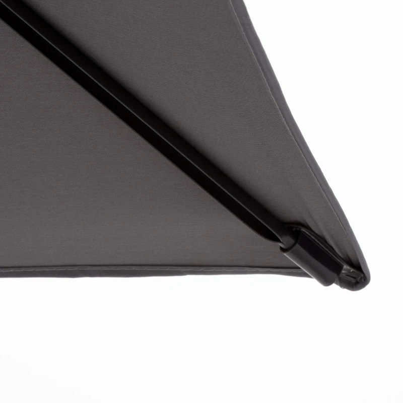 Sombrilla Rectangular Reclinable para Balcón, 200x125 Cm, Antracita