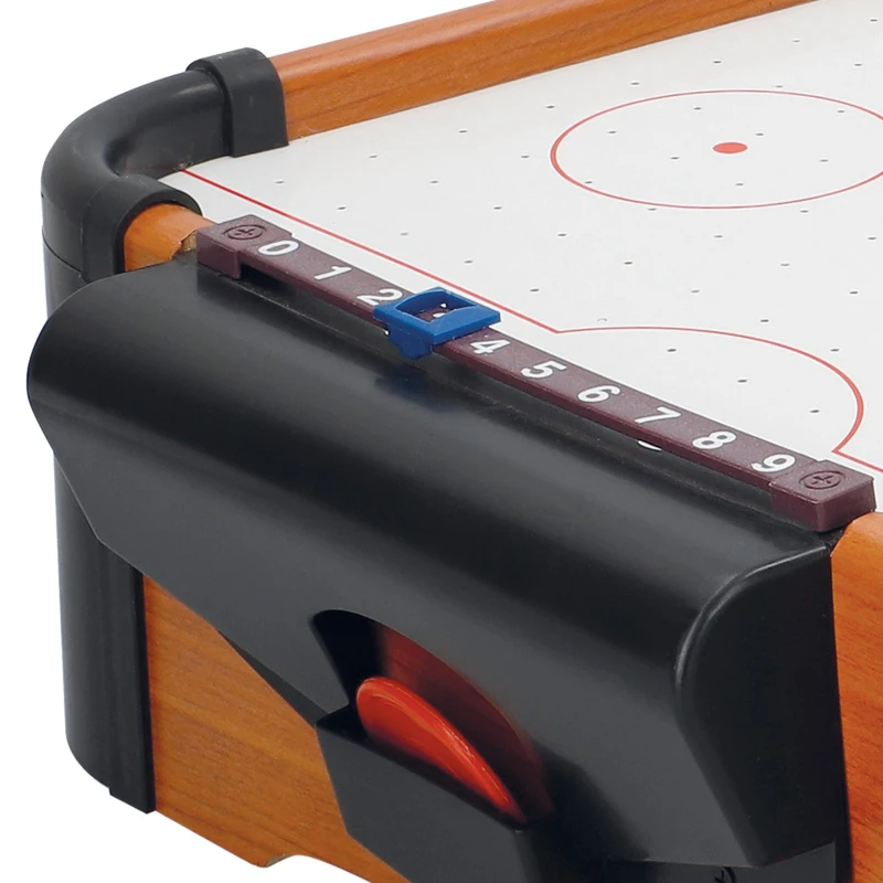 Mesa de Hockey Aire Sobremesa de Madera Sostenible, 56x31x10 Cm, Marrón