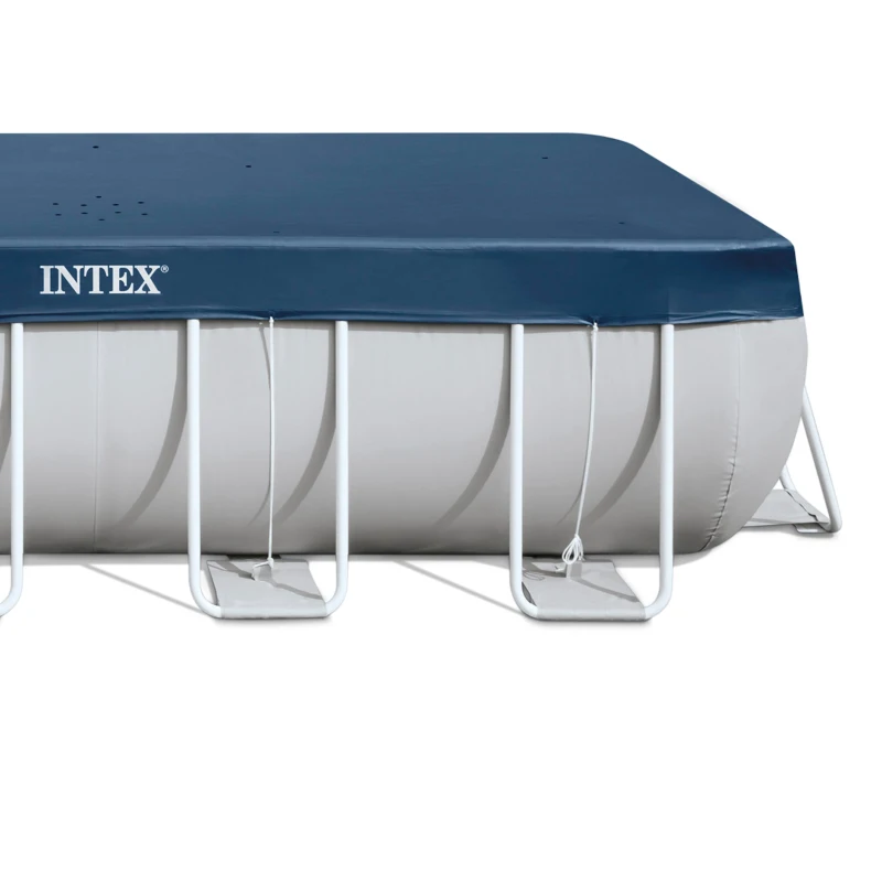 Cobertor INTEX Rectangular Compatible Prism Frame Vinilo Resistente, 389x184x20 Cm, Azul