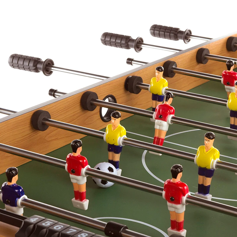 Futbolín Plegable con Patas Extensibles, 101x51x70 Cm, Madera