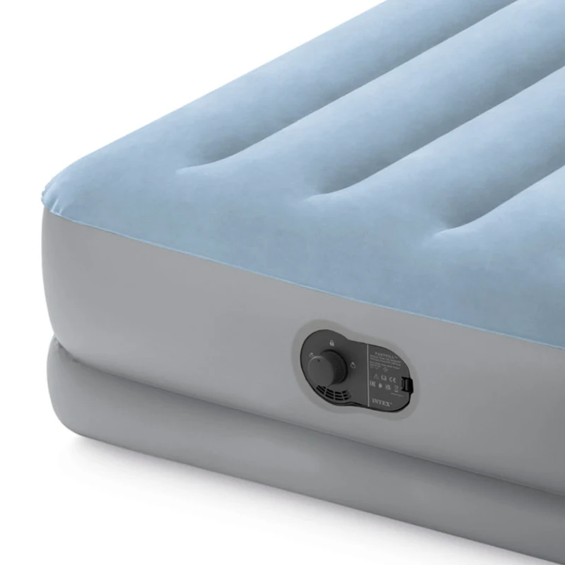 Colchón Hinchable Individual Mid-Rise Comfort Dura-Beam Plus, 99x191x36 Cm, Gris