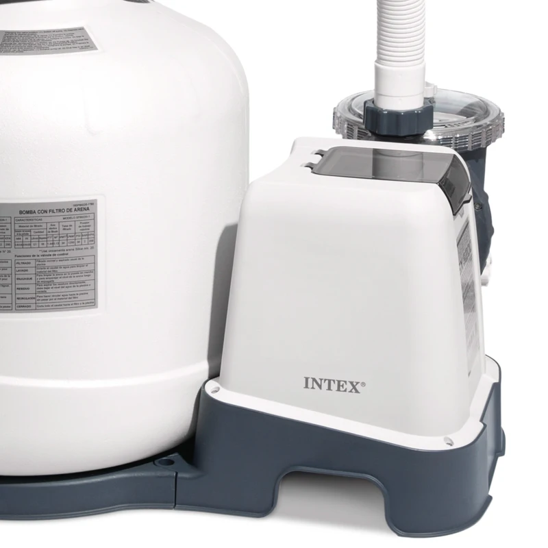 Depuradora de Arena Intex Krystal Clear, 12.000 L/h, 0,75 HP, 70x46,5x57 Cm, Azul