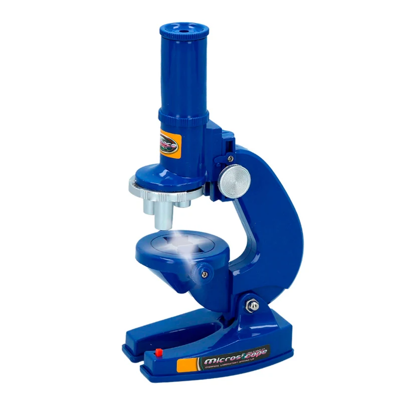 Set Telescopio y Microscopio Educativo STEAM, 3 Aumentos, Luz, 44x8x39 Cm, Multicolor