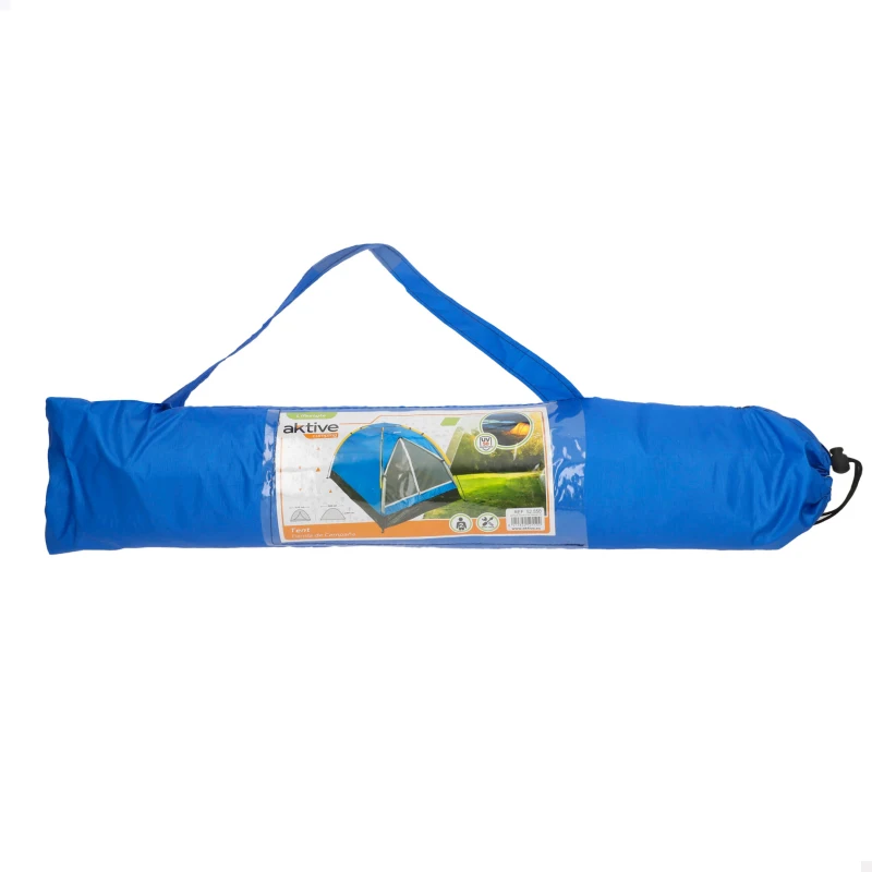 Tienda de Campaña para 2 Personas Impermeable, 200x120x100 Cm, Azul