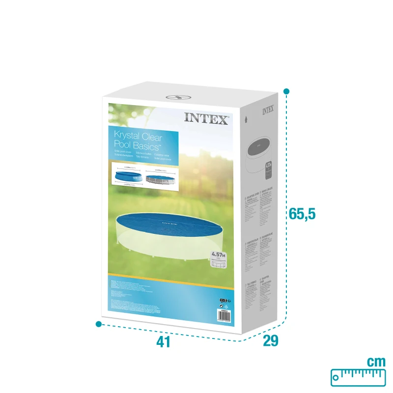 Cobertor Solar Intex para Piscinas Ø457 Cm, Ø448 Cm, Azul