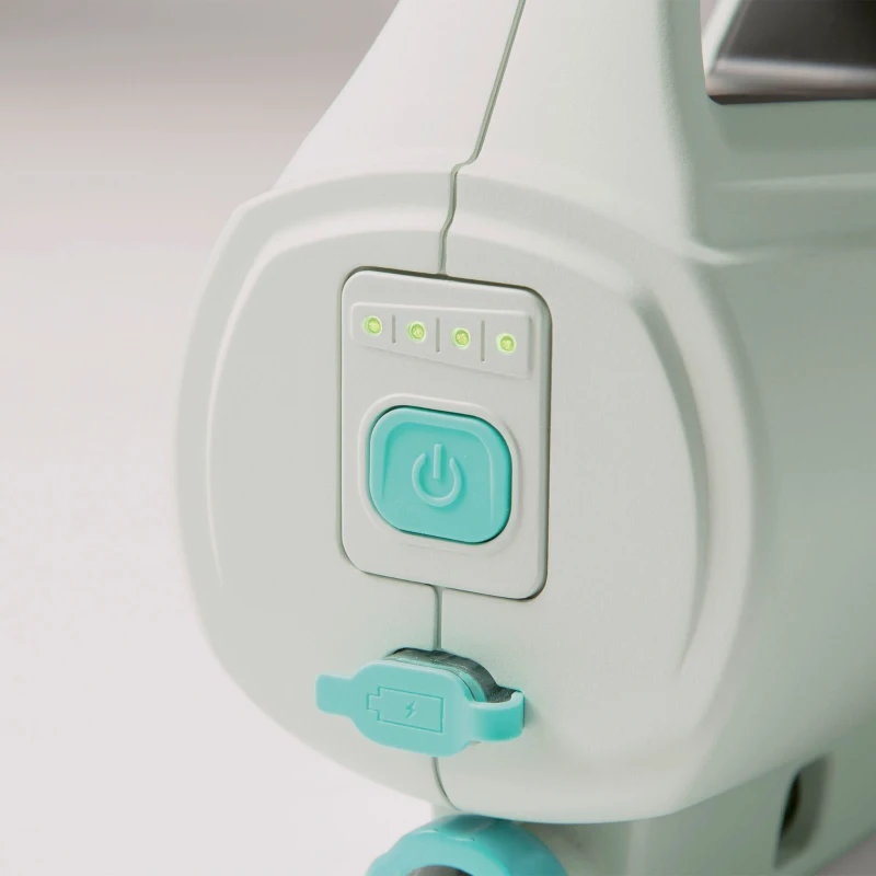 Aspiradora de Piscina Manual Batería Recargable 100 Min Autonomía, Mástil 2,8 M, Azul