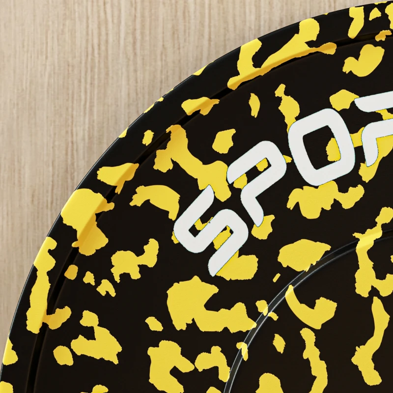 SPORTNOW Olympic Weight Plates with 5cm Holes, for Weight Lifting, 2 x 15KG