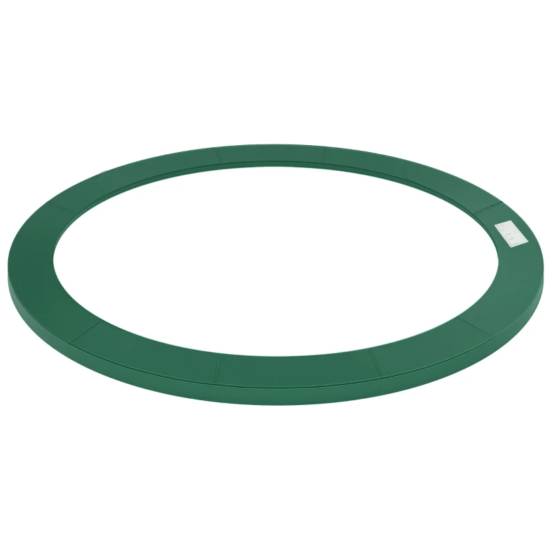 HOMCOM Pernă de protecție pentru trampolină de grădină, Ø 244cm Verde