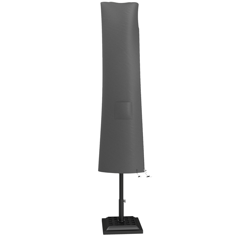 Outsunny Parasol Umbrella Cover - Grey