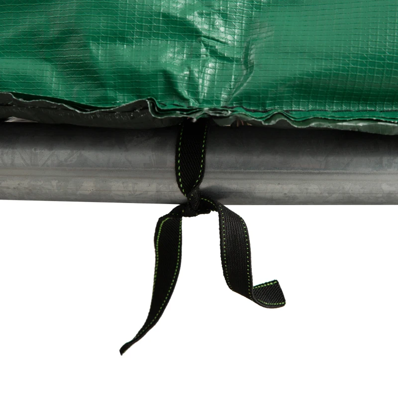 HOMCOM Pernă de protecție pentru trampolină de grădină, Ø 244cm Verde