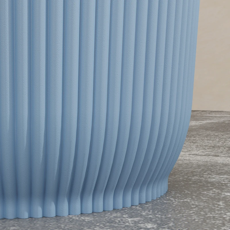 Outsunny Set of Two Ф22cm Planters - Blue