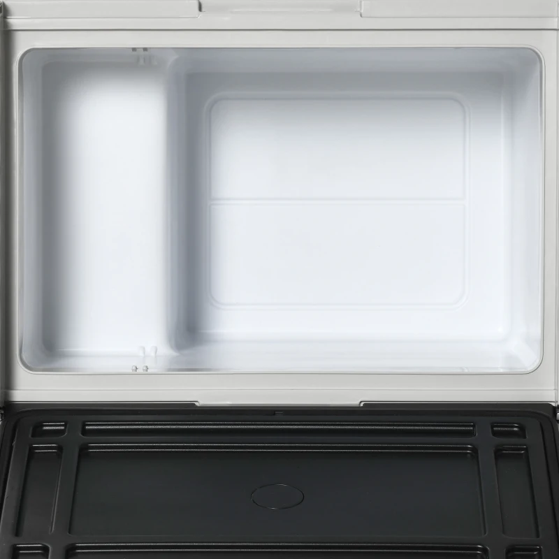 Outsunny 30L Portable Car Refrigerator - Grey and Black