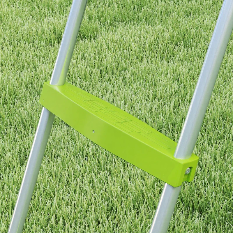 AIYAPLAY Freestanding Kids Slide with Climbing Ladder, Outdoor Playground Equipment for Ages 3-8 Years, Green