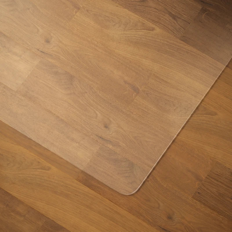 HOMCOM Tappetino Salvapavimento 100x150 cm in Plastica Trasparente per Sedia da Ufficio