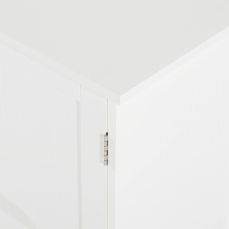 HOMCOM Mueble bajo Lavabo, Mueble de Baño con 2 Puertas y Estante Ajustable, Armario de Baño para Lavabo con o sin Pedestal, Estilo Moderno, 60x30x60 cm Blanco