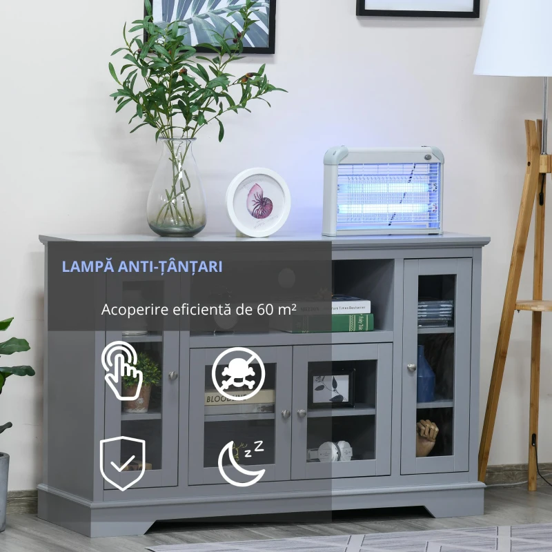 Outsunny Lampa Anti-tantari 30W, 48.5x8.5x26.5cm