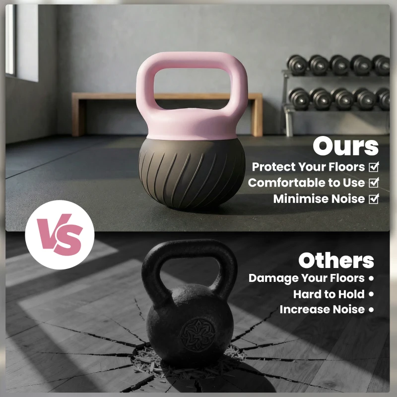 SPORTNOW Soft Kettlebell, 12kg Kettle Bell with Anti-Slip Grip for Home Gym Weight Lifting and Strength Training