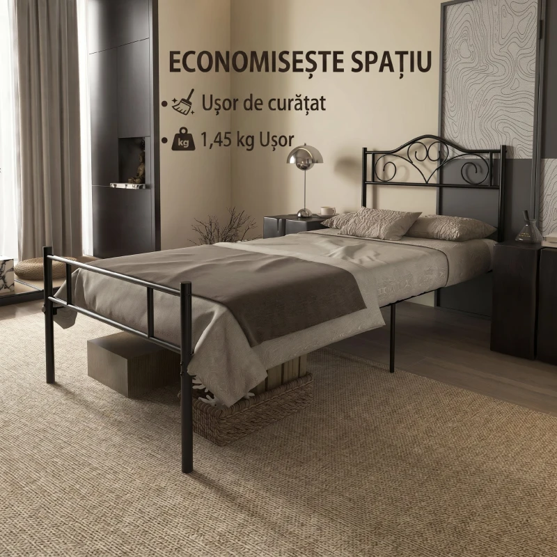 HOMCOM Comodă cu 4 Sertare Pliabile și Raft, Mobilier pentru Camera de Zi și Dormitor, 58x29x78.5 cm, Multicolor