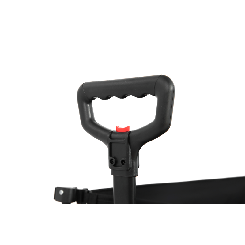 Carrito de playa plegable, 109x53x83 cm, Negro