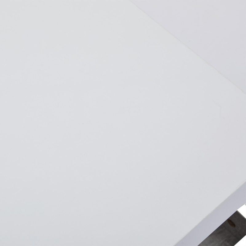 360° Rotating Square Coffee Table with Concealed Storage Compartments, White Center Table with Durable Construction, 70L x 70W x 36H cm, White