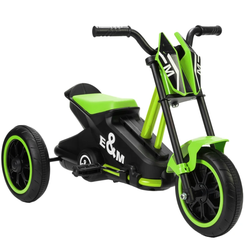 AIYAPLAY Kids Tricycle Baby Trike, Kids Trike with Pedal, 3 Wheel Toddler Balance Bike for Indoor Outdoor Use, Green