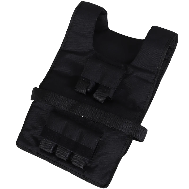 HOMCOM Gewichtsweste 15 KG / 20 KG / 30 KG verstellbare Trainingsweste mit herausnehmenbar Gewichten Laufweste Damen Herren für Muskelaufbau Krafttraining, Laufen, Fitness, Cross Training