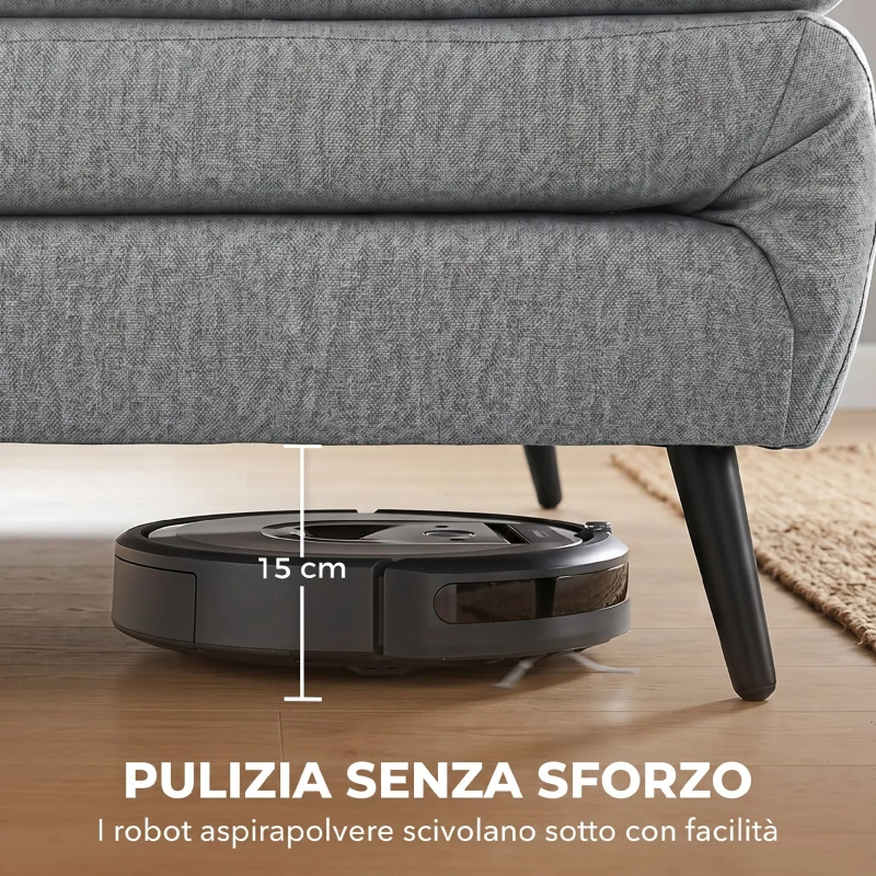 HOMCOM Divano Letto 2 Posti 3 in 1 in Tessuto Effetto Lino con 2 Cuscini, Struttura in Eucalipto, Grigio Chiaro