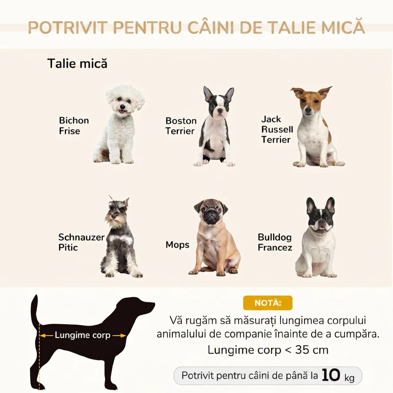 PawHut Canapea pentru câini cu spațiu de depozitare și pernă, din lemn și poliester, 76x45x43 cm, gri deschis