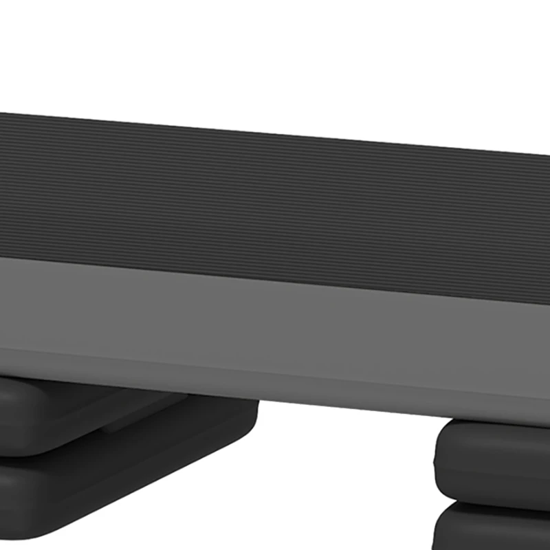 SPORTNOW Adjustable Fitness Stepper, with Non-Slip Surface, for Home, Gym, Office Workout, Grey