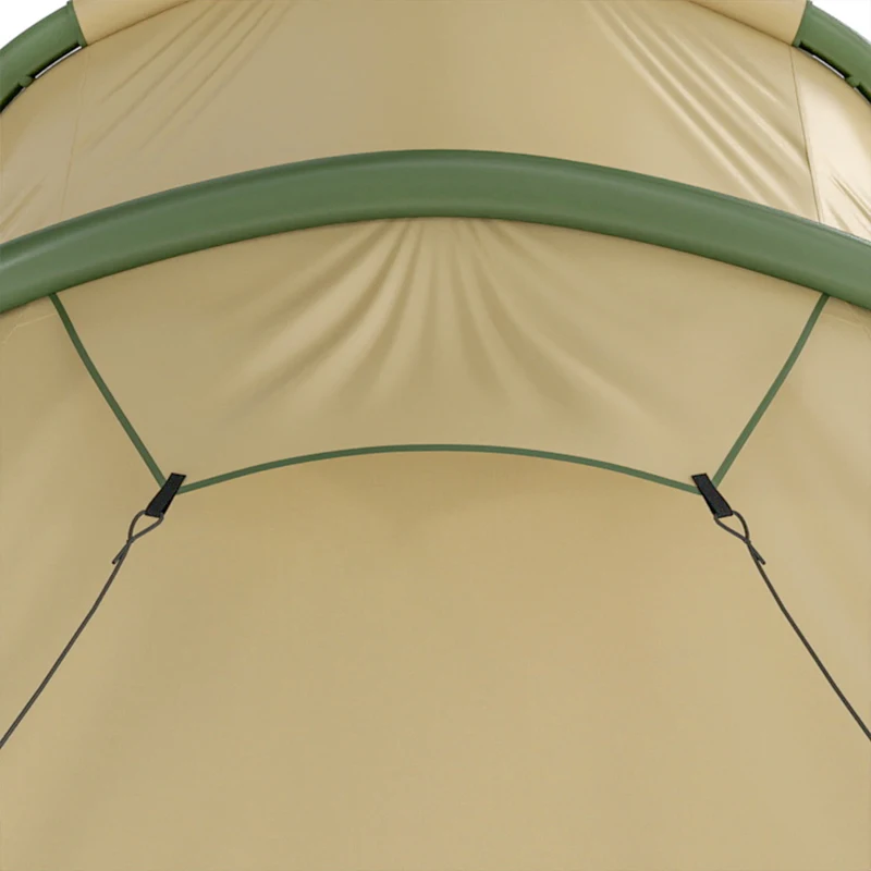 Outsunny Inflatable Tent 2 Bedroom Tunnel Design Windproof Air Tent with Carry Bag for 4 Person