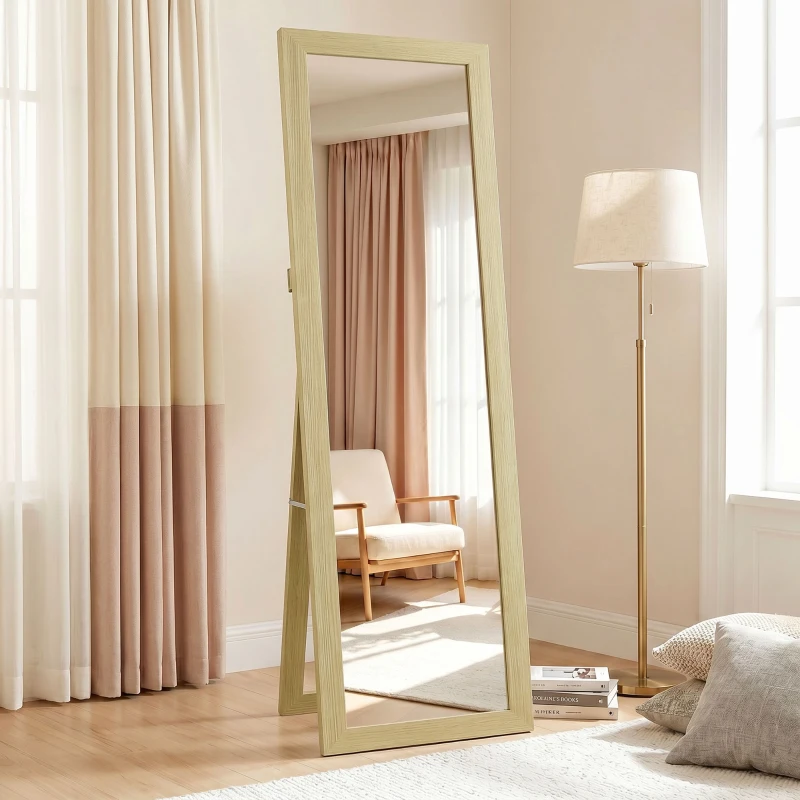 HOMCOM 37 x 157 cm Full Length Mirror - Natural