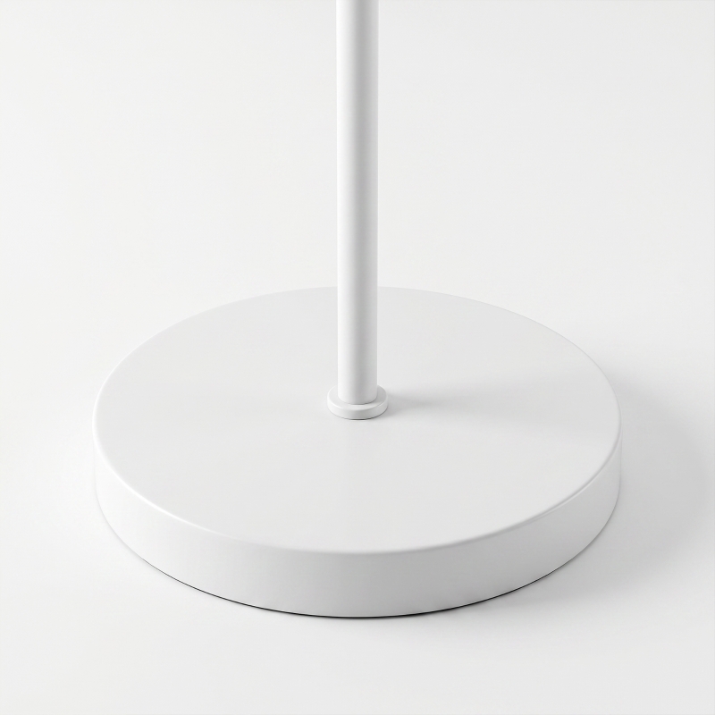 HOMCOM Modern Standing Lamp, Floor Lamp with 350° Rotatable Head for Living Room, White