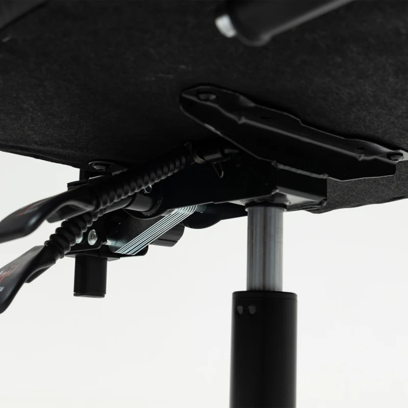 HOMCOM Chaise de bureau ergonomique, fauteuil de bureau inclinable avec repose-pieds, hauteur réglable, pivotante 360°, noir