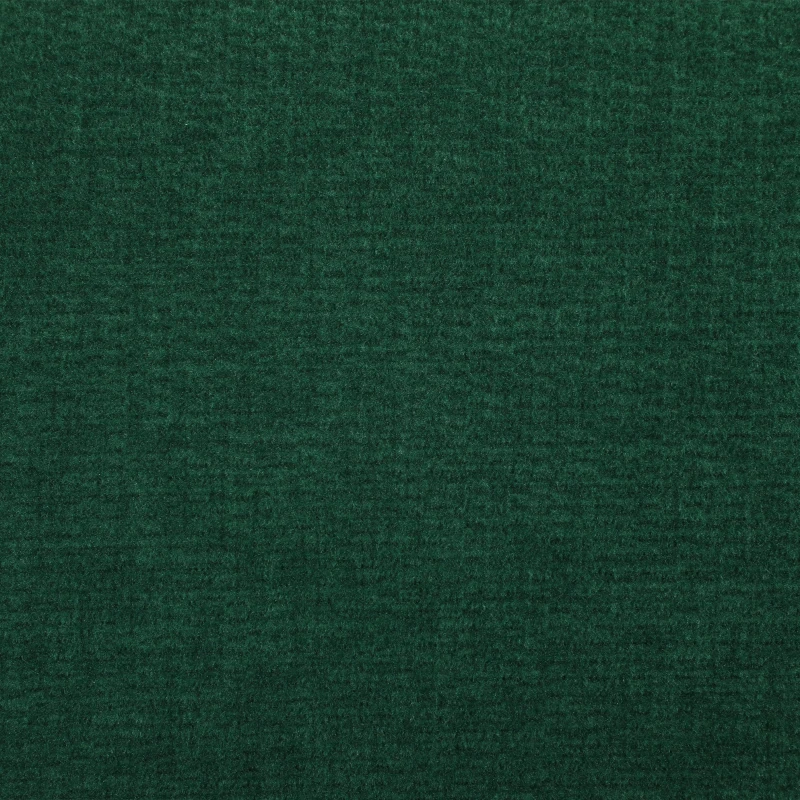 HOMCOM Velvet Feel Fabric 2 Seater Sofa, Small Sofa Loveseat with 21cm Thick Padding and Wood Legs, Dark Green