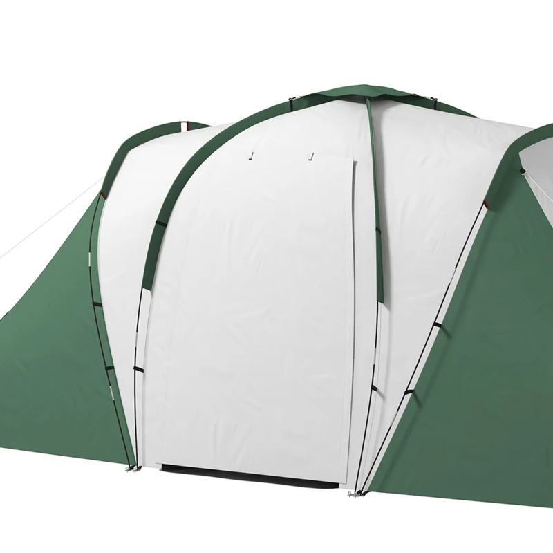 Outsunny Tente de camping familiale 4-6 pers. étanche légère facile à monter 2 grandes portes dim. 5,55L x 2,25l x 1,9H m