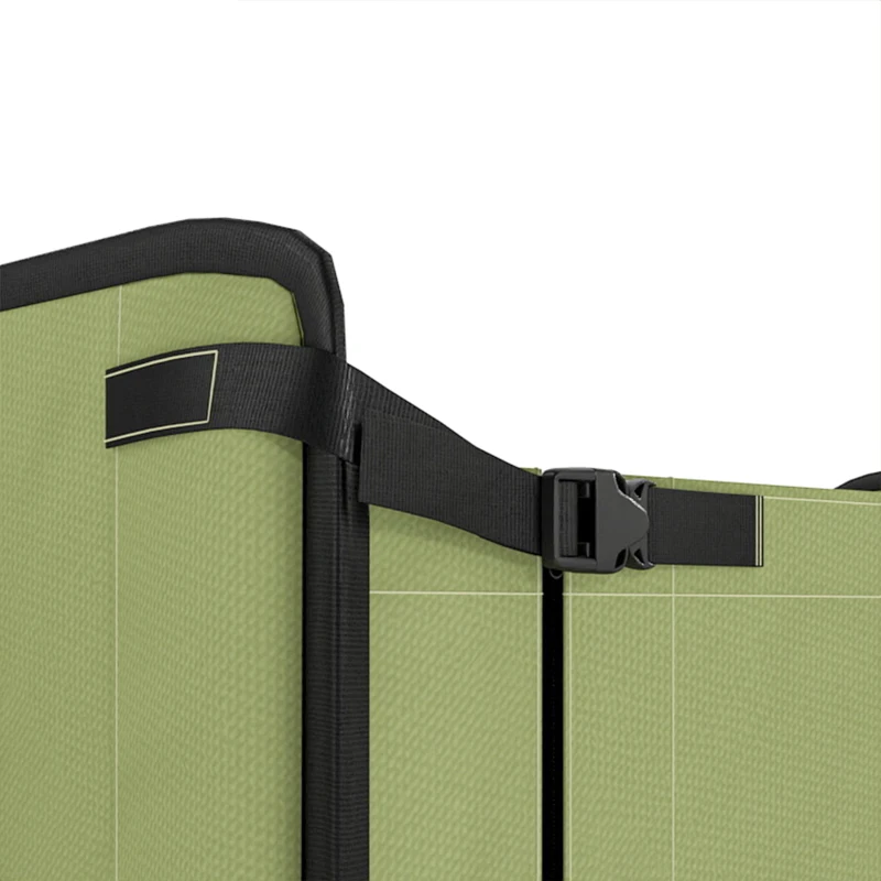 Outsunny Chariot de jardin pliable 130 L chariot de transport sac amovible poignée télescopique rotative 90 x 50 x 60 cm noir