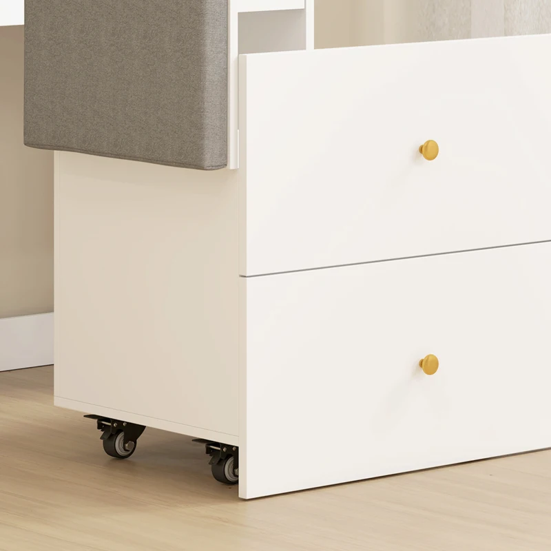 HOMCOM Coiffeuse avec miroir et tabouret de rangement mobile, table de maquillage, tiroirs, placard et étagères ouvertes, blanc