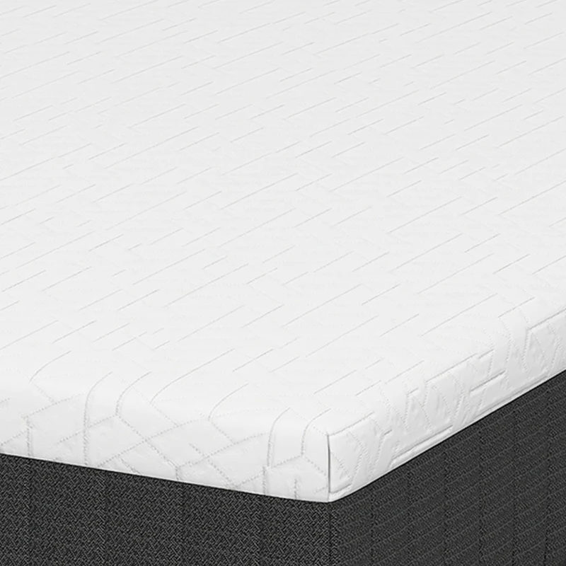 HOMCOM Matelas 140 x 190 cm, 25 cm d'épaisseur, mousse à mémoire de forme, ressorts ensachés 7 zones, fermeté moyenne